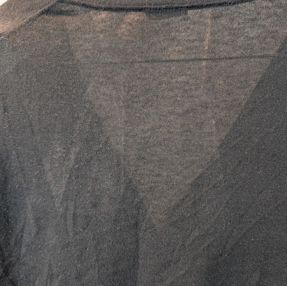 Miu Miu Women's Black V-Neck Cashmere Cardigan In VGUC - Picture 9 of 10